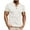 White, variant on Men's Casual Polo Shirt Classic Button Short Sleeve Waffle Solid Color Slim Fit Golf Tee Fashion Tops