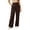 Brown, variant on CQONEPT Women's Wide Leg Pant High Waisted Business Casual Dress Pants High Waisted Pleated Fall Pants with Pocket