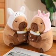 thumbnail image 5 of Capybara Plush Toys Cartoon Animals Stuffed Dolls Home Sofa Decoration Holiday Gift, 5 of 5