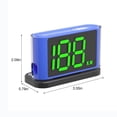 thumbnail image 4 of COM1950s Speedometer for Car, Car Hud Up Display Safe Driving Speedometer Universal Usb Hd Speed Display with Parking Phone Number Plug and Play, Usb Plug In, Hud Display Car, Usb for Car, 4 of 6