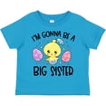 thumbnail image 3 of Inktastic Easter I'm Gonna Be a Big Sister with Purple and Pink Eggs Girls Toddler T-Shirt, 3 of 5