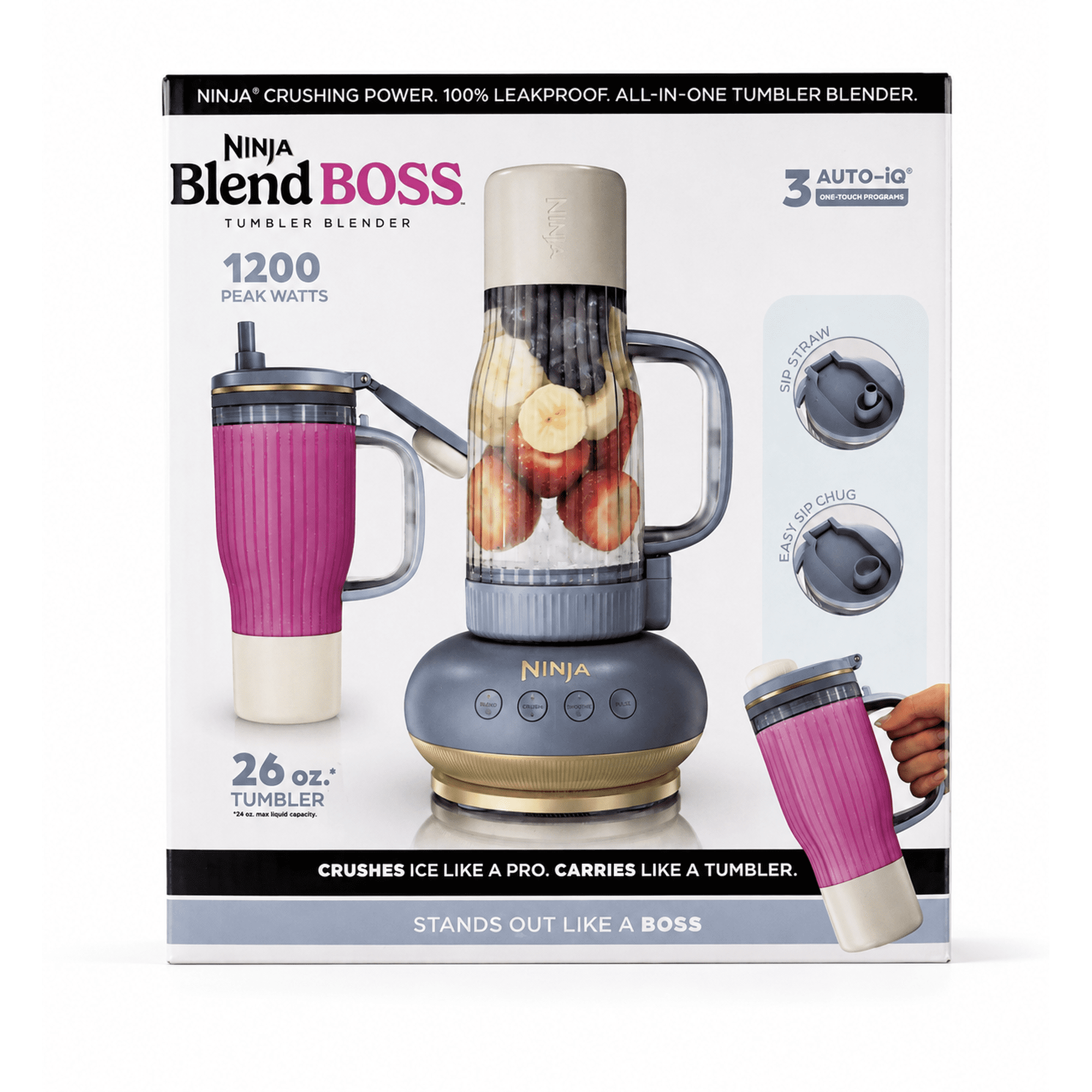 Ninja BlendBOSS Tumbler Blender, 26 oz