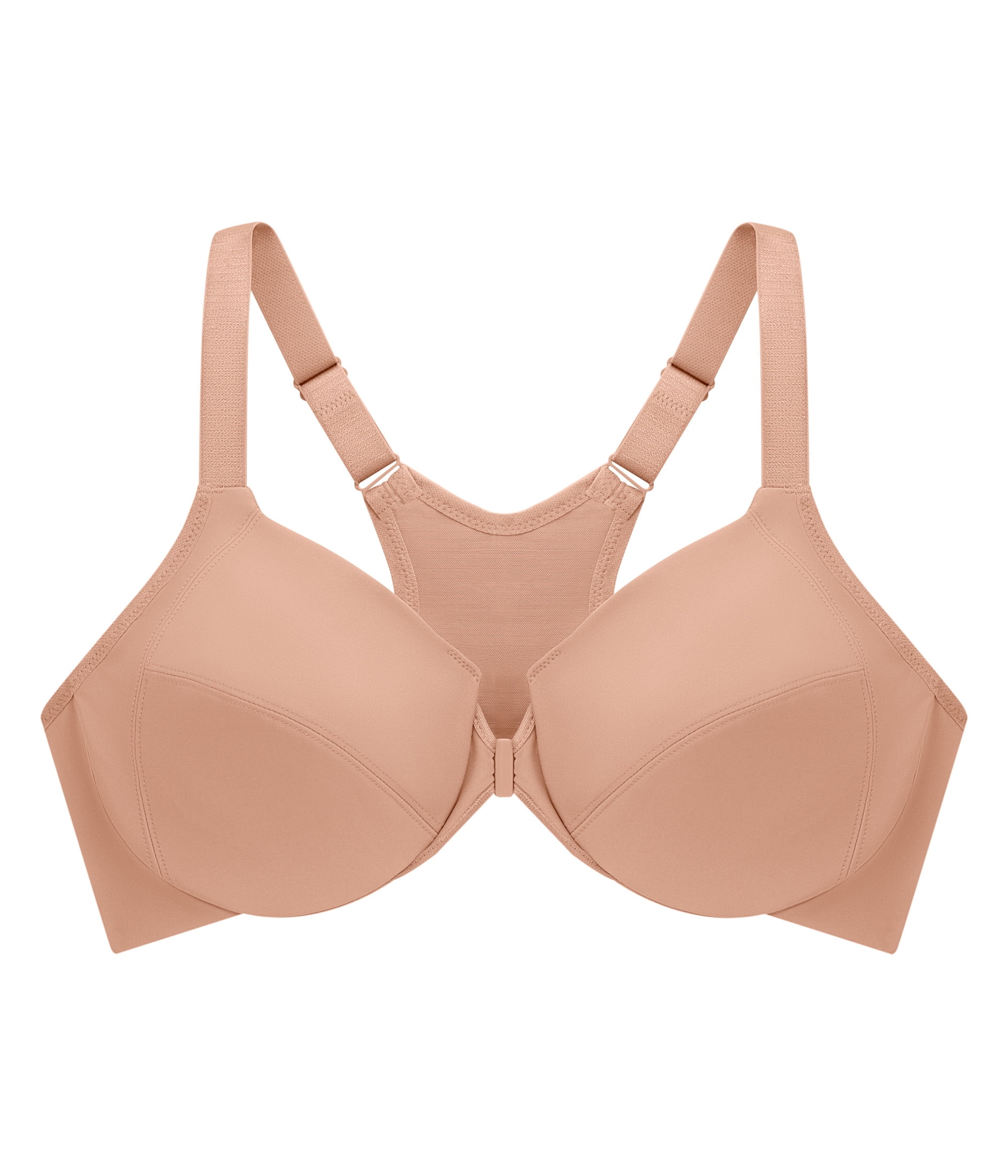 Glamorise Front-Closure Smoothing WonderWire Underwire Bra 1247 (Women's & Women's Plus)
