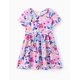 thumbnail image 5 of Vestido PATPAT para niña pequeña con estampado floral, paquete de 3 unidades, 2T, verano, 5 of 7