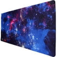 thumbnail image 1 of Large Mouse Pad (35.4x15.7x0.15 in) Stitched Edge for Home Office Gaming Work Big Computer Keyboard Mouse Mat Desk Pad with Non-Slip Base (Starry Sky), 1 of 5