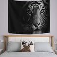 thumbnail image 3 of FREEAMG Tapestry Stunning Tiger Black Tapestry Wall Hanging Decorative Wall Tapestries Wall Art Wall&nbsp;Blanket&nbsp;Bedding Tapestry for Bedroom Living Room Dorm Home Decor 80"x60", 3 of 7