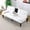 White, variant on 67" Foldable Comfortable Loveseat Sofa, Modern Loveseat Sofa with PVC, Convertible Loveseat Sleeper Couch for Apartments, Blue