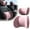 C, variant on Car Head Rest and Lumbar Pillow Set Car Headrest Lumbar Support Cushion, Ergonomic Car Seat Headrest & Lumbar Cushion with Adjustable Strap for Neck Back Pain Relief