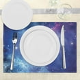 thumbnail image 3 of Ambesonne Nebula Place Mats Set of 4, Star Clusters in Space, Standard Size, Purple Navy, 3 of 6