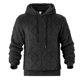 thumbnail image 3 of Blusa de manga larga con capucha para hombre, jersey de color liso, forro polar, bolsillo con cordón, sudadera de manga larga con capucha, blusa de poliéster para hombre, 3 of 7