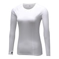 thumbnail image 1 of Guardurnaity Camiseta con cuello redondo, ropa interior térmica básica, camiseta de manga larga de secado rápido, ropa térmica agradable para la piel, Prendas para la parte del cuerpo Blanco SG Guardurnaity AP013225-04, 1 of 6
