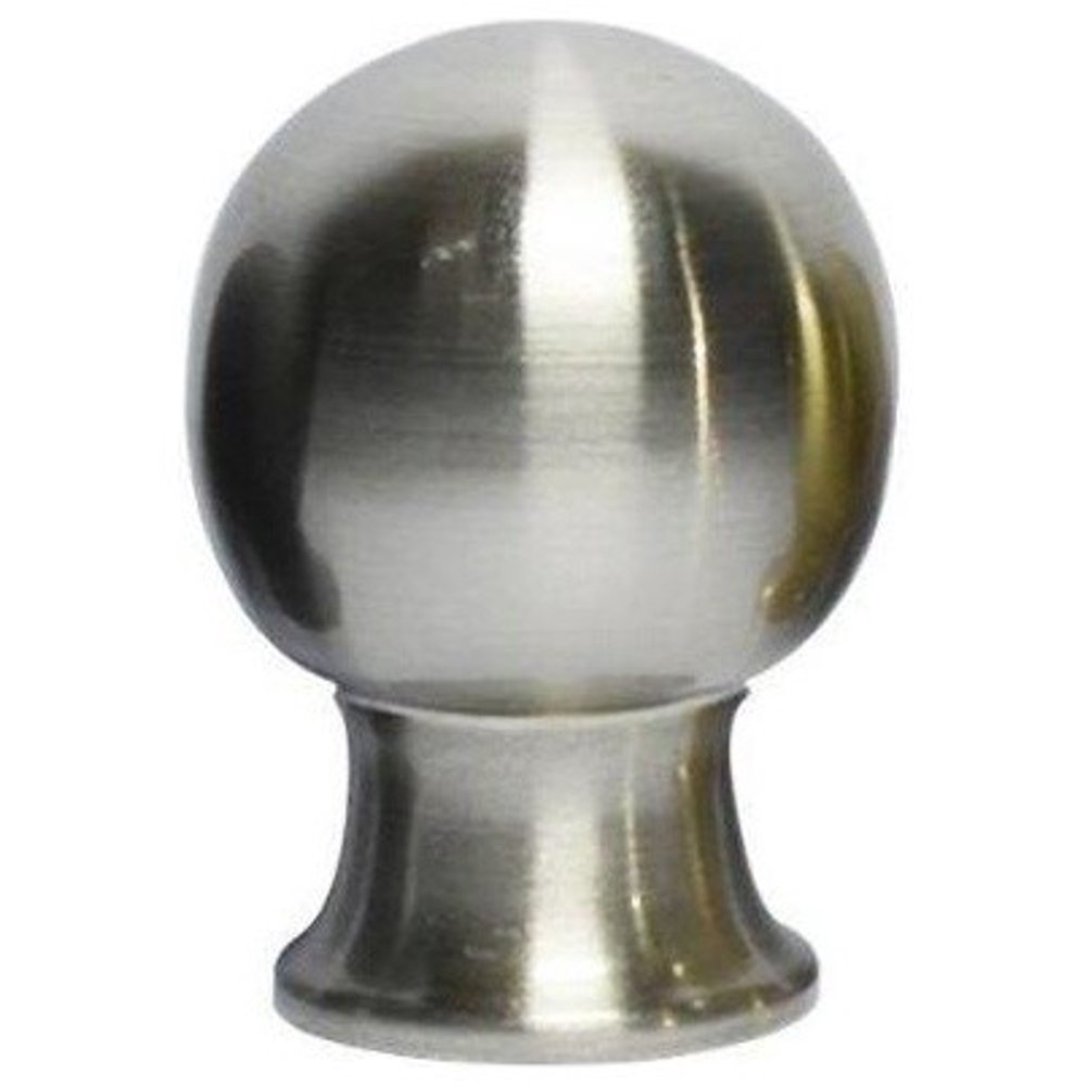 Urbanest Urbanest Bola Lamp Finial, 1 13/16", Brushed Nickel Walmart