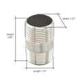 thumbnail image 6 of Thrifco Plumbing 8920049 1 X 2 Stainless Steel Nipple, 6 of 6