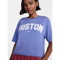 thumbnail image 4 of No Boundaries Boxy Cropped Graphic Tee, Women's XXS-XXL, 4 of 5