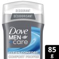 thumbnail image 2 of Dove Men+Care Deodorant Stick 72H Odour Protection Clean Comfort, 85 g, 2 of 7