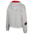 thumbnail image 3 of Women's Colosseum Gray Nebraska Huskers Alfie Full-Zip Hoodie Jacket, 3 of 3