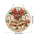 thumbnail image 4 of Christmas Diamond Art Kits for Adults, Acrylic Hanging Suncatcher | Double Sided Christmas Diamond Painting, Special Shaped Diamonds, Hanging Chain,Complete DIY Craft Tools,Hanging Ornament Style H, 4 of 7