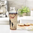 thumbnail image 4 of Gifts for Dad from Son - Christmas Dad Birthday Gift - Birthday Gift for Dad - Best Dad Ever Gifts - Dads Birthday Gifts Ideas - Xmas Dad Gifts Tumbler with Straw and Lid 20OZ 1PC, 4 of 6