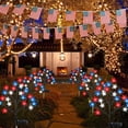 thumbnail image 2 of Solar - Powered Plastic LED Garden Stake Lights for US Independence Day Patio Decor, 2 of 6