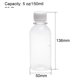 thumbnail image 2 of Botella de reactivo de laboratorio de boca pequeña de plástico Uxcell 150ml/5oz Clara 20 unidades, 2 of 5