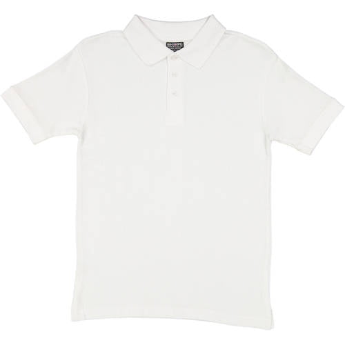 Beverly Hills Polo Club Girls Short Sleeve School Uniform Knit Polo Shirts 3 Pack