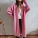 thumbnail image 4 of Pntutb moda mujer Casual cuello pico manga larga otoño suéter cárdigan blusa tops Pntutb Pntutb-6310, 4 of 7
