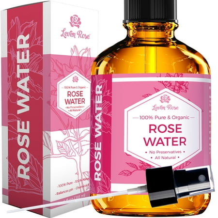Leven Rose Organic Rose Water, 4 Fl Oz (Best Organic Rose Water In India)