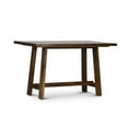thumbnail image 4 of Pemberly Row 5-Piece Chocolate Mango Wood Counter Height Dining Set, 4 of 8