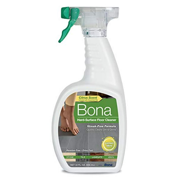 Bona Lemon Mint Scent Hard Surface Floor Cleaner, 32 oz