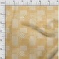 thumbnail image 3 of oneOone Cotton Poplin Yellow Fabric Geometrical Diy Clothing Quilting Fabric Print Fabric By Yard 42 Inch Wide, 3 of 4