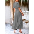 thumbnail image 2 of Vestido PRETTYGARDEN Floral Boho Maxi Cruzado con Escote en V Talle S, 2 of 8