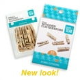 Pen + Gear Wood Clothespins with Spring, 20 Pack, 3.4cm ,Brown (File & Paper Fasteners