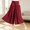 A1_Wine, variant on DLIDG Elegant Linen Culottes for Women Drawstring Elastic High Waisted Palazzo Pants Flowy Baggy Loose Fit Wide Leg Bottoms Casual Cozy Soft Gauze Pants Lounge Vacation Trousers Beige L
