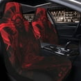 thumbnail image 2 of Uemuo Red Gothic Skeleton Throne Pattern Car Seat Covers for Front Seats Waterproof Seat Covers for Cars, Universal Auto Front Seats Protector Fits for Car-1, 2 of 6