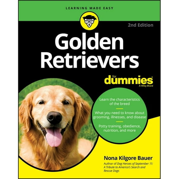 Golden Retrievers for Dummies, (Paperback)