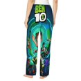 thumbnail image 3 of Ben 10 Women's Pajama Pants Ultra Soft Comfy Sleep Lounge Pants Cartoon Print Lightweight Casual Bottoms Loungewear, 3 of 8