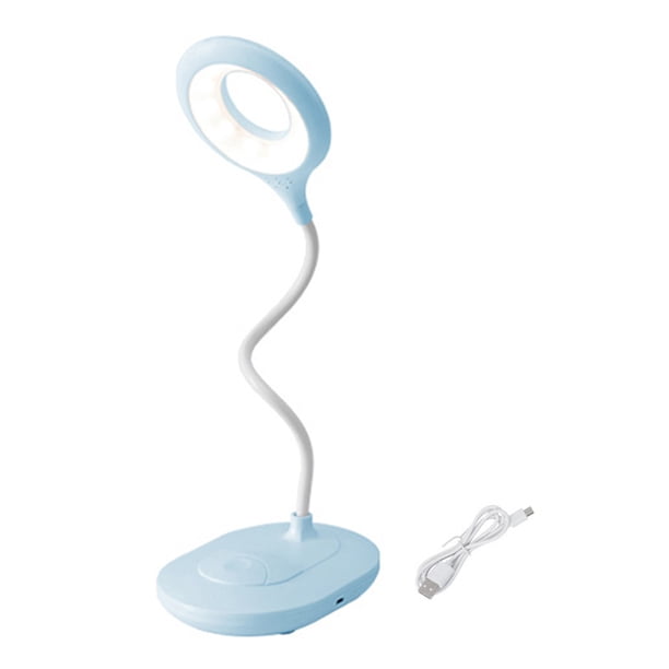 Luz de escritorio Lámpara LED de escritorio regulable Sala de estar Dormitorio Mesita de noche Luz recargable 6W 4000K, Azul Inevent EL001552-02B