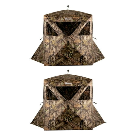Ameristep Care Taker Outdoor 2 Person Duck Deer Hunting Blind (2 Pack)