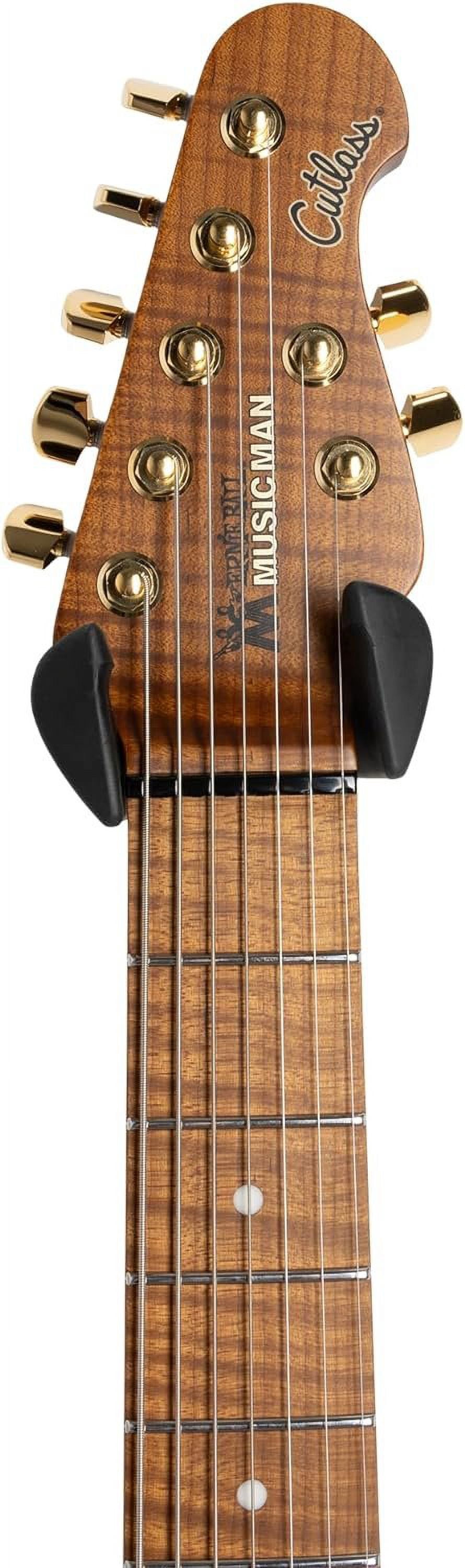 Ernie Ball 9619 Black 6/7-String Guitar/Bass Wall Mount Hanger for Electric or Acoustic Instruments