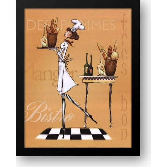 Sassy Chef IV 15x18 Framed Art Print by Kinsley, Mara