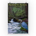 thumbnail image 2 of Russian River, California, Blue Heron (9x12 Wall Art Print, Home Decor), 2 of 3