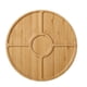 thumbnail image 1 of Bandeja De Servicio, Bandeja De Madera Decorativa Hecha A Mano Multiusos Para Bebidas De Desayuno De Mesa De Café Otomana Para El Hogar Cocina Apartamento Restaurante, 1 of 8