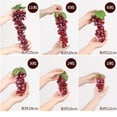 thumbnail image 2 of suxuMhao Artificial Grapes,5 Packs 6.3 IN Simulation Fruit,24-Grapes Bunch Fake Fruits,Faux Fruit for Home Decor,Artificial Fruits & Vegetables Decor Fruit for Holiday & Retail Display, Red, 2 of 5