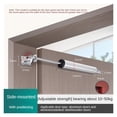 thumbnail image 2 of Household Window Closer Sealing Rubber Air Pressure Door Closer Increase Buffer Clockwise Stable Rivet Automatic Door Closer ,Long Lasting, 2 of 6
