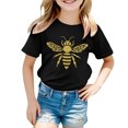 thumbnail image 4 of TZEWGL Tees For Infnat Short Sleeve Cartoon Printed Round Neck Top For Toddlers size 8-9T, 4 of 5