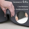thumbnail image 7 of Lamei Yoga Mat,10mm Thick Non-Slip,Durable TPE Exercise Mat for Home Gym Travel,Includes Yoga Mat Carrier Strap, Eco-Friendly Workout Mats, Pilates, Stretching Barefoot Meditation(Black), 7 of 7