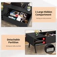 thumbnail image 6 of PayLessHere Minimalist Lift Top Rectangular Wood Coffee Table, Black, 6 of 8