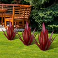 thumbnail image 2 of Escultura rústica de agave de metal rojo Arte de jardín de agave Granco Rustic Met, 2 of 4
