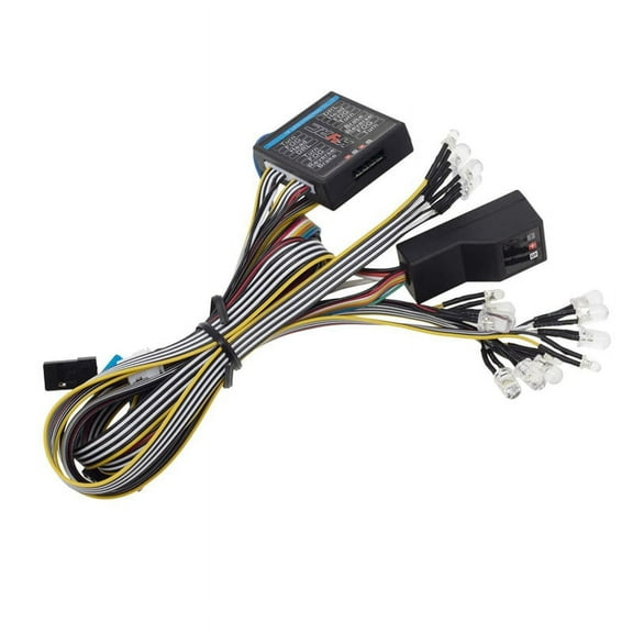 Lighting System Kit Simulation Control Light Brake Light RC Car Light Kit for 1/10 1/8 Model RC Car Truck Upgrade Parts