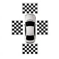 thumbnail image 1 of 4Pcs Fabrics Calibration Cloth for 360 Degree Surround Bird View Panoramic DVR System,4* Car checkerboard,black&white, 1 of 5